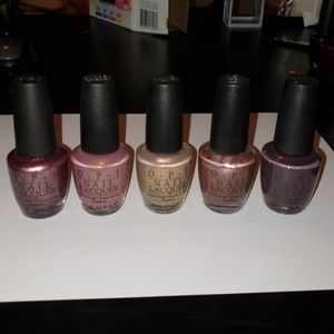 Lot of 5 bronze/brown Essie nail polishes